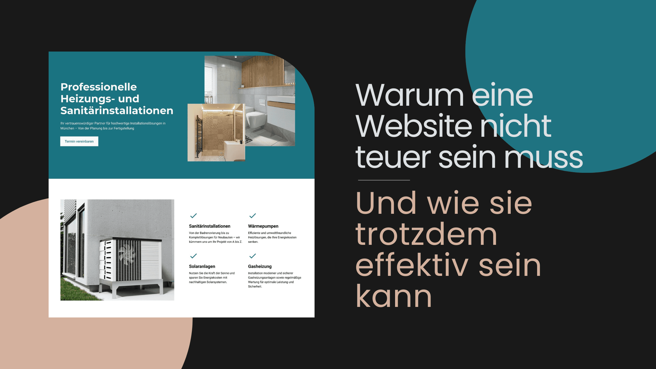 Warum Ihre Website nicht teuer sein muss – Und wie sie trotzdem effektiv sein kann